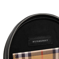 Sac à bandoulière avec imprimé street art et motif Vintage check - Black