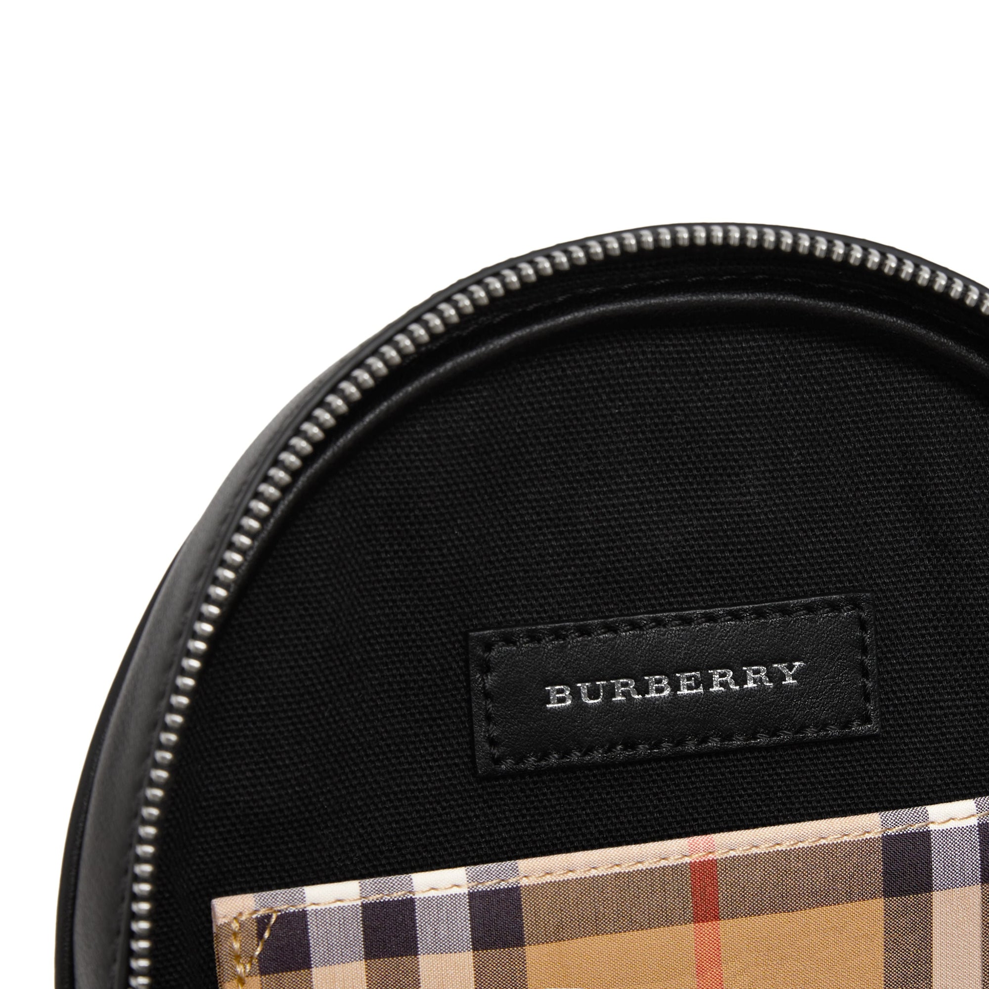 Sac à bandoulière avec imprimé street art et motif Vintage check - Black