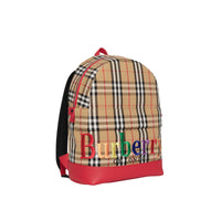 Sac à dos à motif Vintage check avec logo d'archive brodé - Antique Yellow