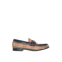 Mocassins à chaîne à motif check de 1983 en cuir - Ink Blue