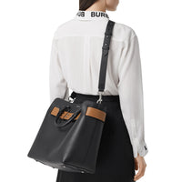 Sac The Belt moyen en cuir - Black