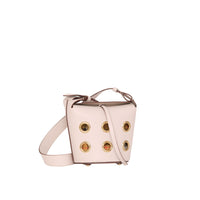Mini sac The Bucket en cuir avec œillets - Chalk Pink