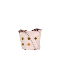 Mini sac The Bucket en cuir avec œillets - Chalk Pink