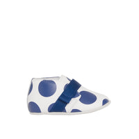 Chaussures en cuir à pois - Bright Blue