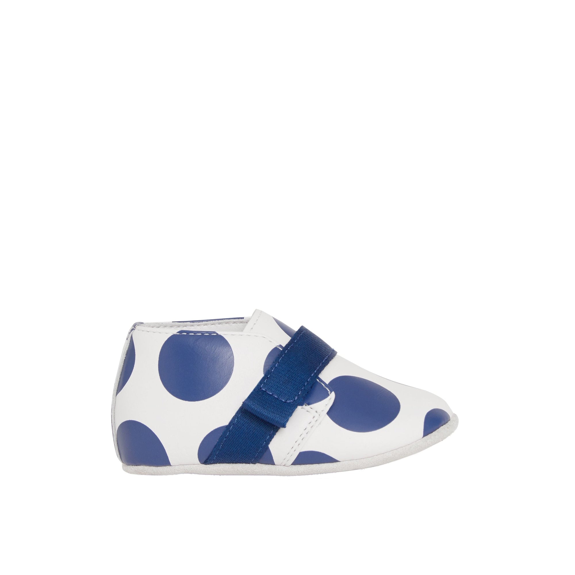 Chaussures en cuir à pois - Bright Blue