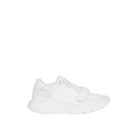 Sneakers en cuir velours néoprène et cuir - Optic White