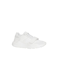 Sneakers en cuir velours néoprène et cuir - Optic White