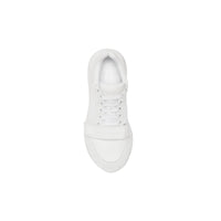 Sneakers en cuir velours néoprène et cuir - Optic White