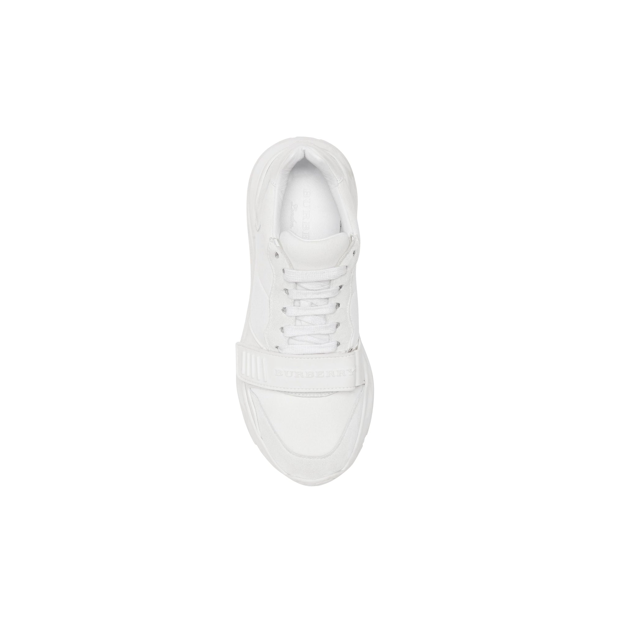 Sneakers en cuir velours néoprène et cuir - Optic White