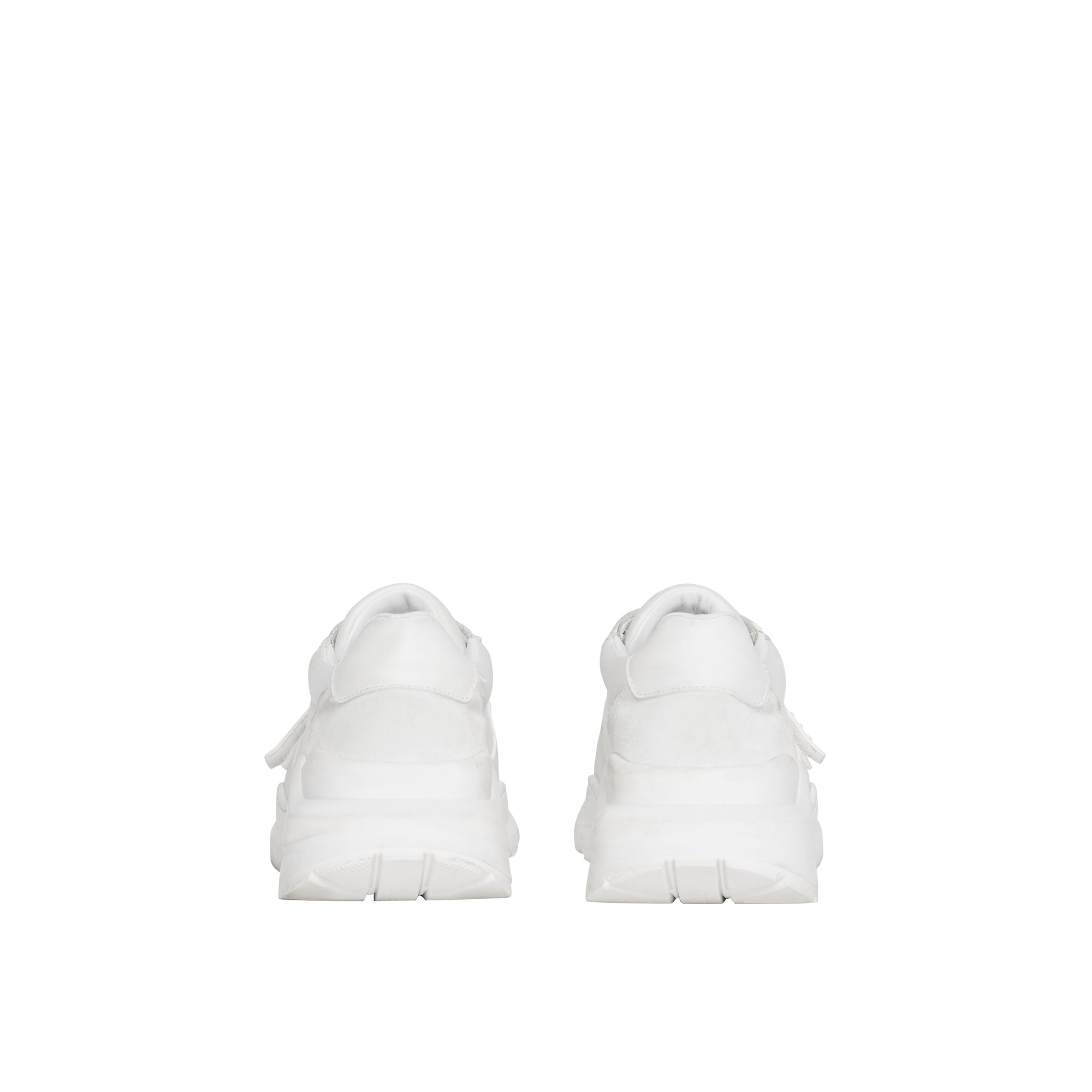 Sneakers en cuir velours néoprène et cuir - Optic White
