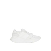 Sneakers en cuir velours néoprène et cuir - Optic White