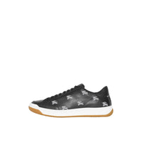 Sneakers en cuir avec logo imprimé - Black
