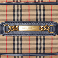 Sac caméra The Link à motif check de 1983 - Ink Blue