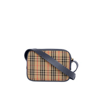 Sac caméra The Link à motif check de 1983 - Ink Blue