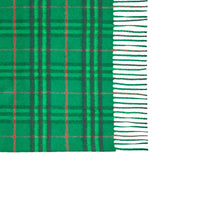 Écharpe classique en cachemire à motif Vintage check - Viridian Green