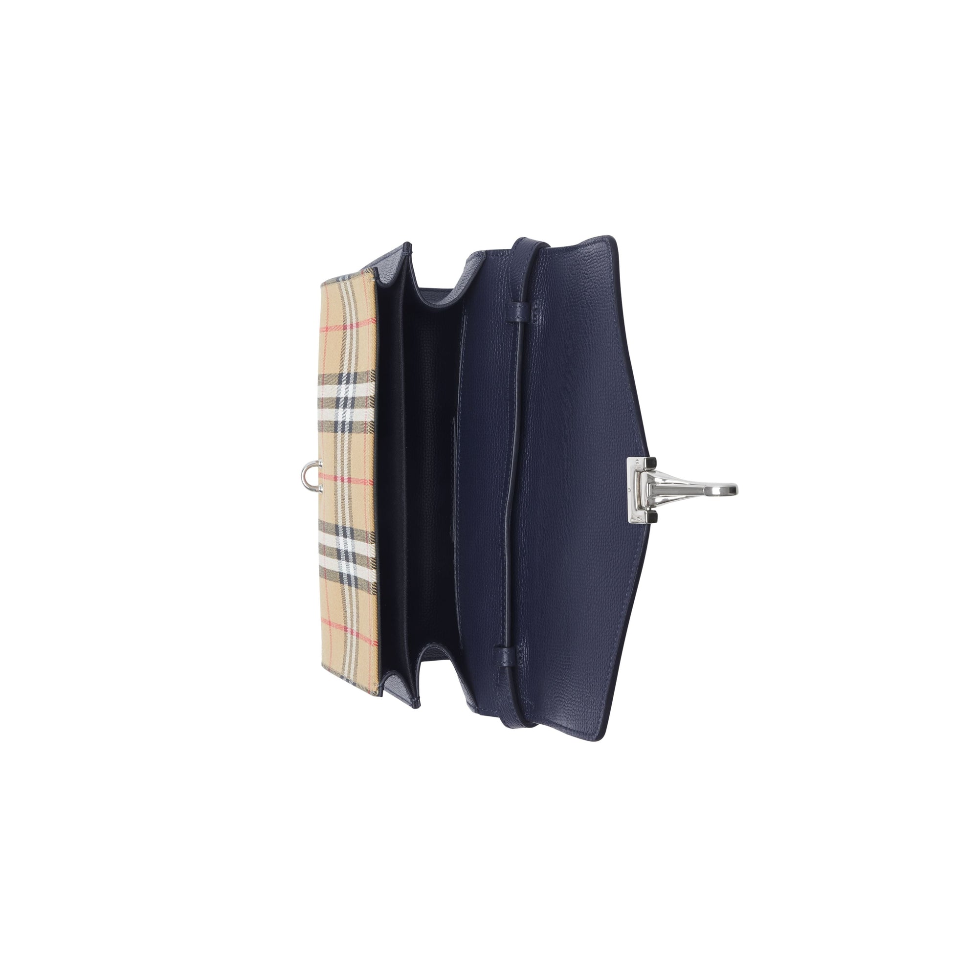 Petit sac à bandoulière en cuir et à motif Vintage check - Regency Blue