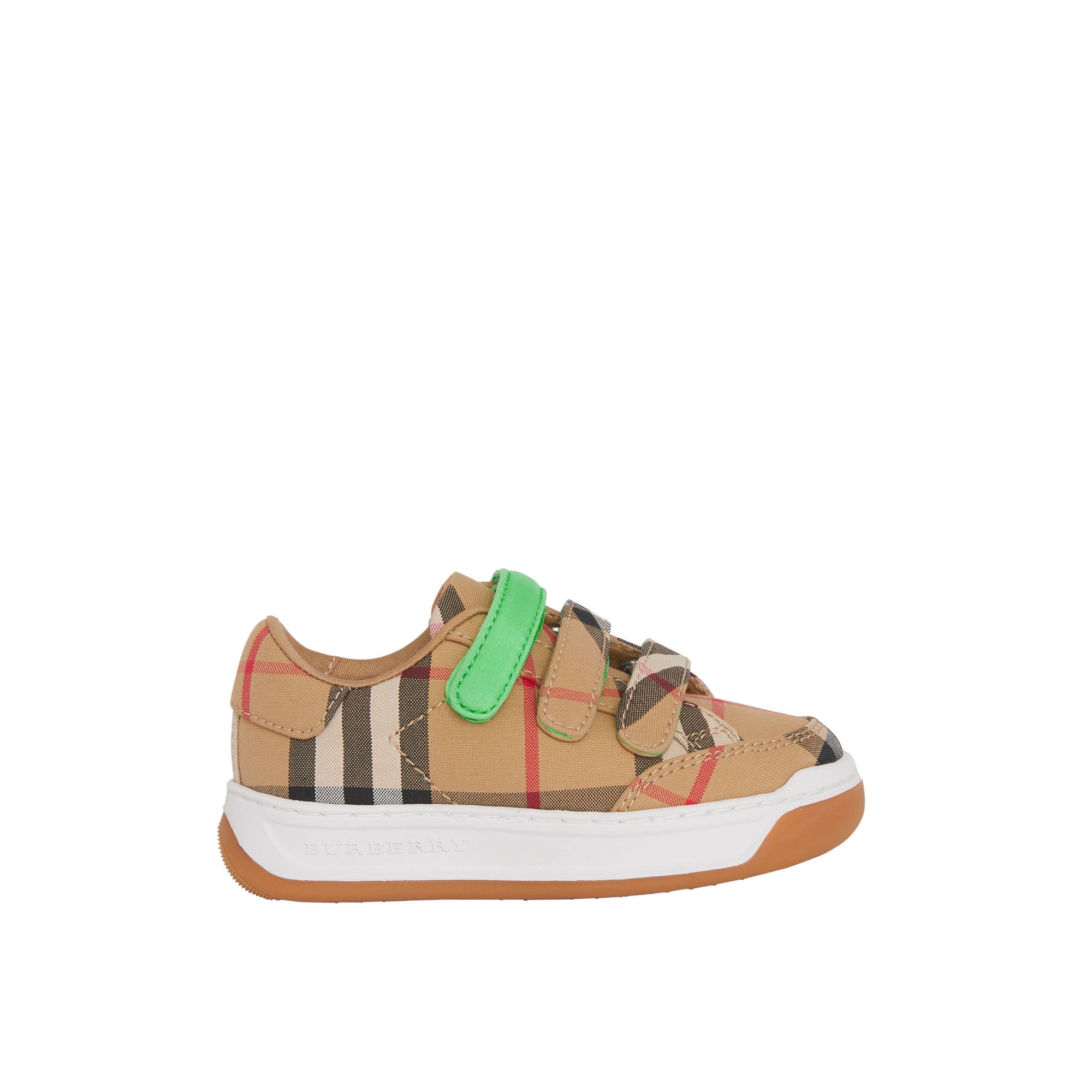 Sneakers à motif Vintage check - Antique Yellow & Neon Green