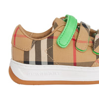 Sneakers à motif Vintage check - Antique Yellow & Neon Green