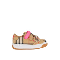 Sneakers à motif Vintage check - Antique Yellow & Neon Pink