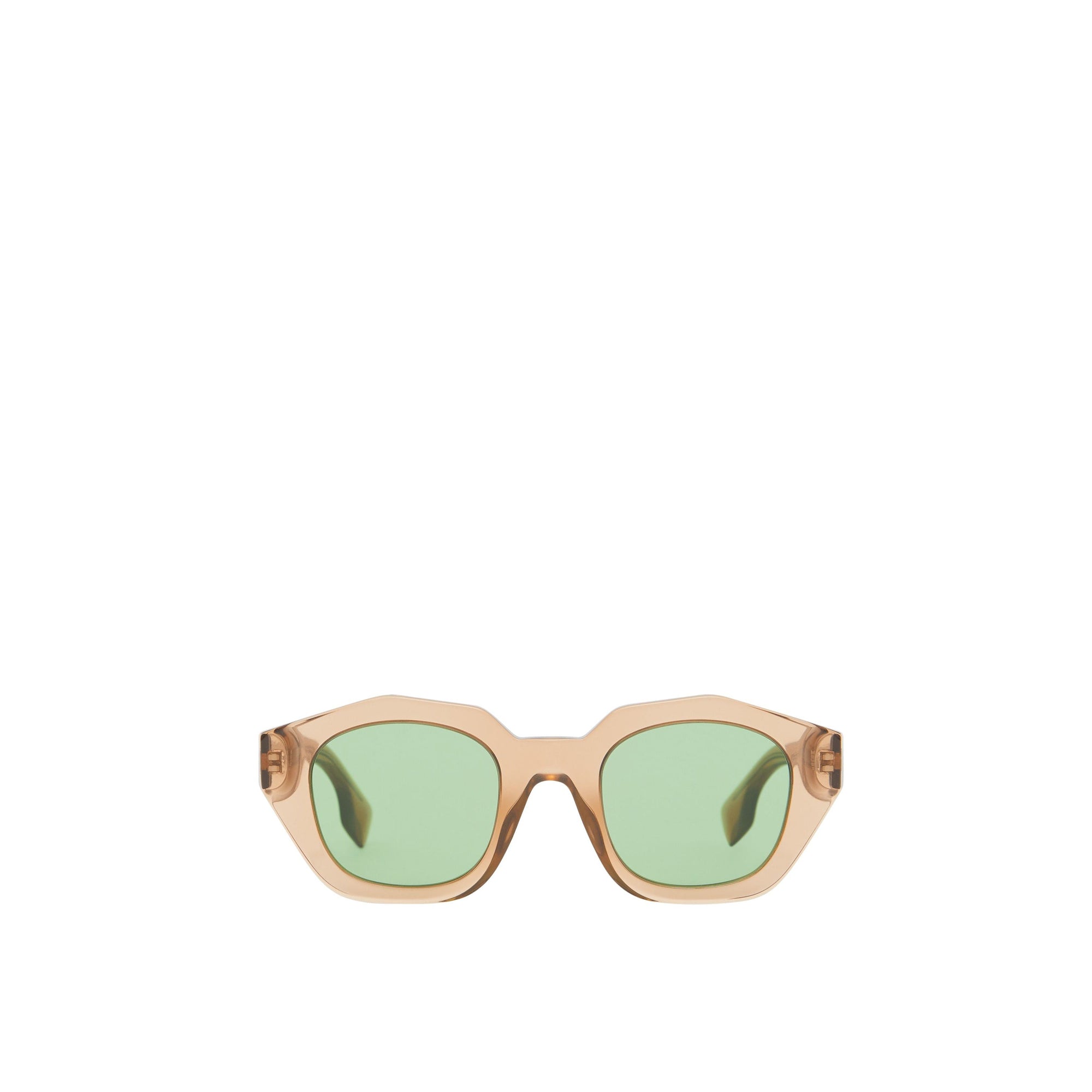Lunettes de soleil à monture géométrique - Brown