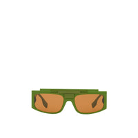 Lunettes de soleil à monture rectangulaire - Green