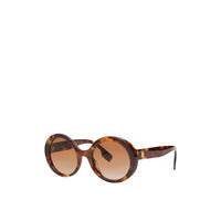 Lunettes de soleil rondes oversize - Dark Tortoise Amber