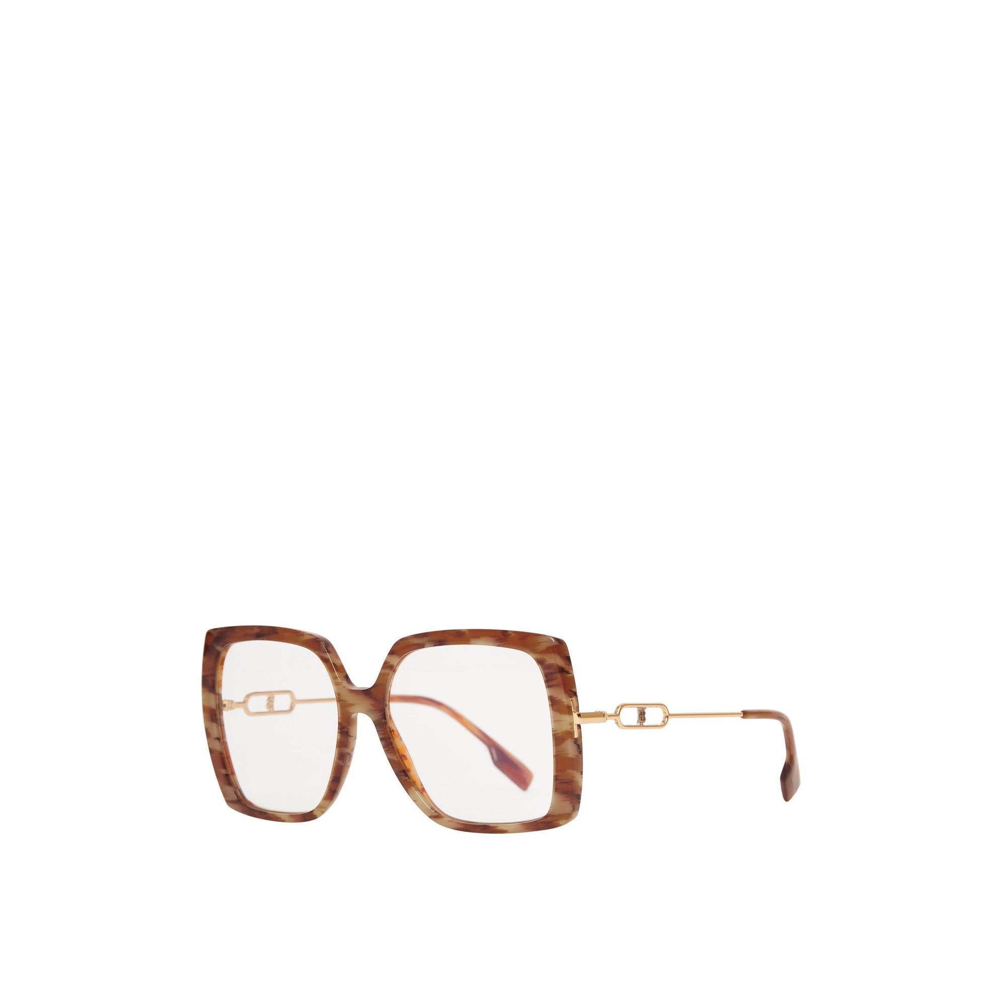 Lunettes lumière bleue carrées oversize à maillon - Deer Print