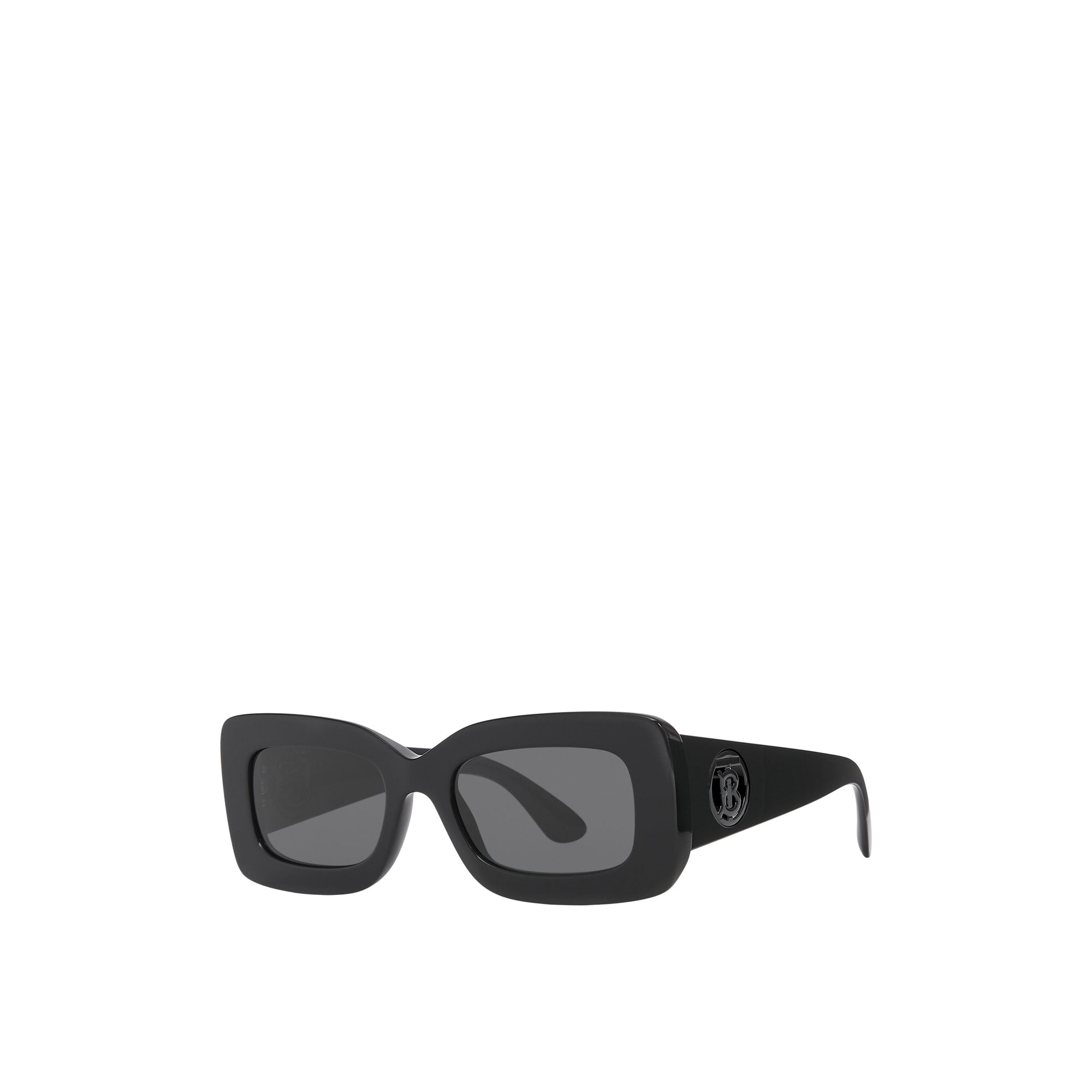 Lunettes de soleil rectangulaires Monogram - Black