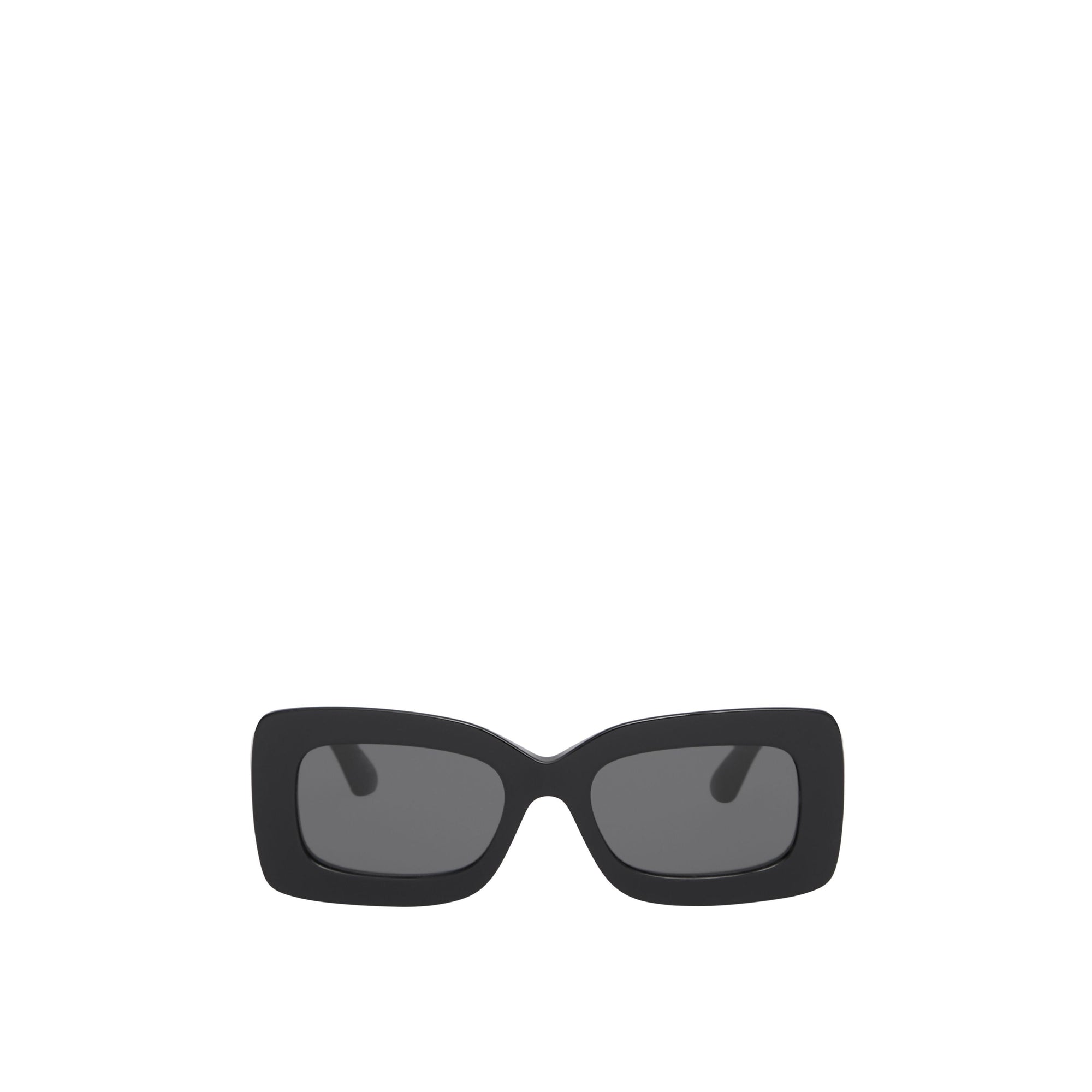 Lunettes de soleil rectangulaires Monogram - Black