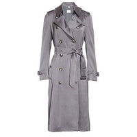 Trench en soie - English Grey