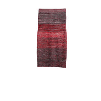 Jupe en mouliné de cachemire coton et laine mélangés - Red & Black