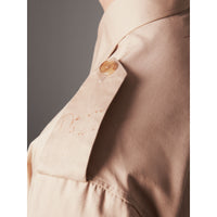 Chemise militaire en coton à imprimé humoristique - Sand