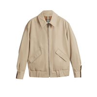 Veste Harrington à motif Rainbow Vintage check - Antique Yellow