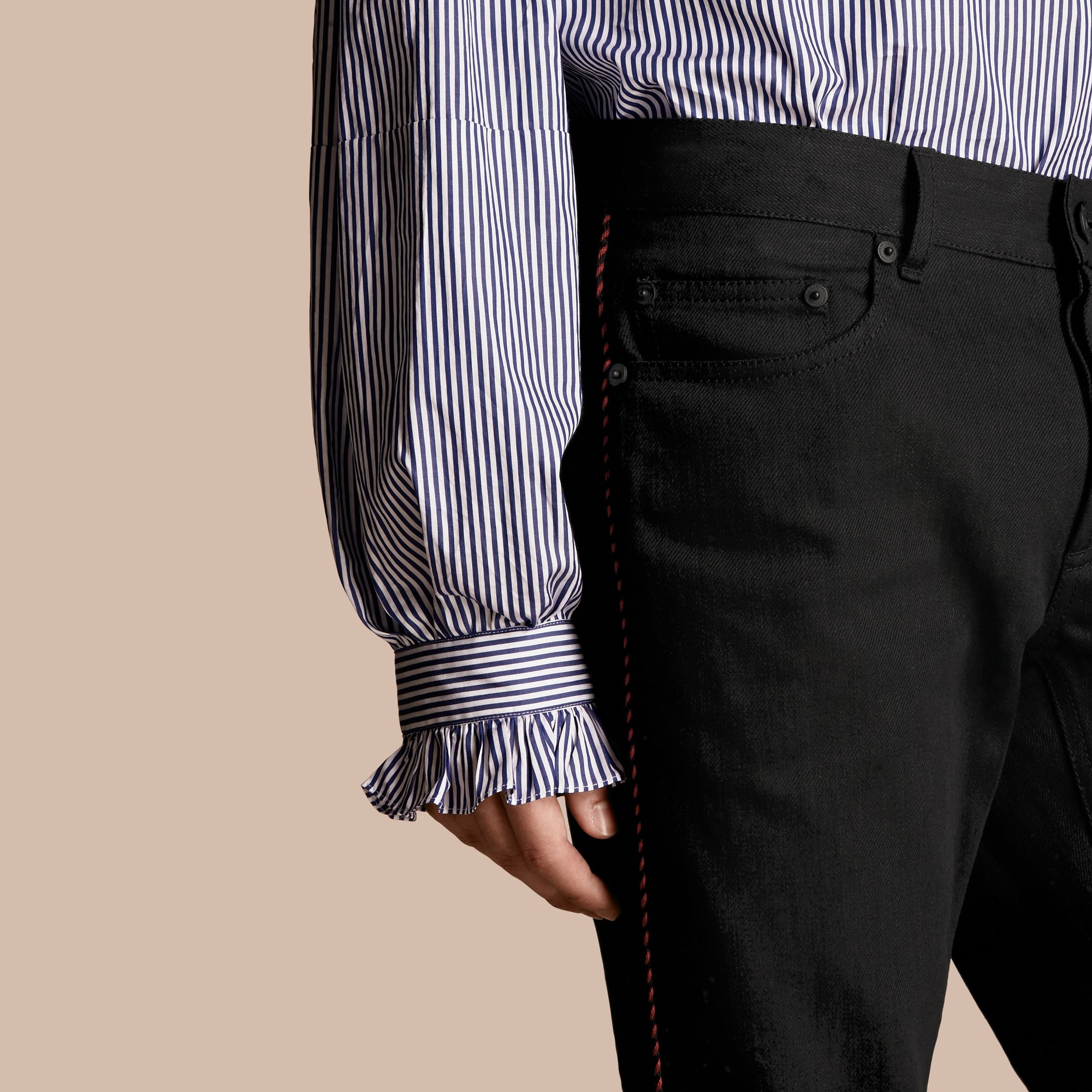Jean slim militaire - Black