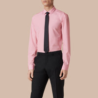 Chemise moderne en popeline de coton - City Pink