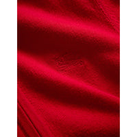 Cardigan bomber en coton avec coudières à motif check - Military Red