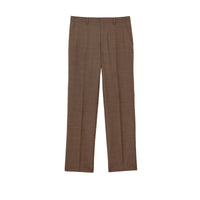 Pantalon de costume en laine peau de requin - Deep Brown