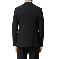 Veste de costume en laine à double fermeture - Black