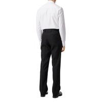 Chemise Oxford en popeline de coton avec dentelle - Optic White