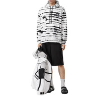 Short ajusté en mohair et laine avec découpe arrière - Black