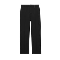 Pantalon ample en laine avec découpe arrière - Black