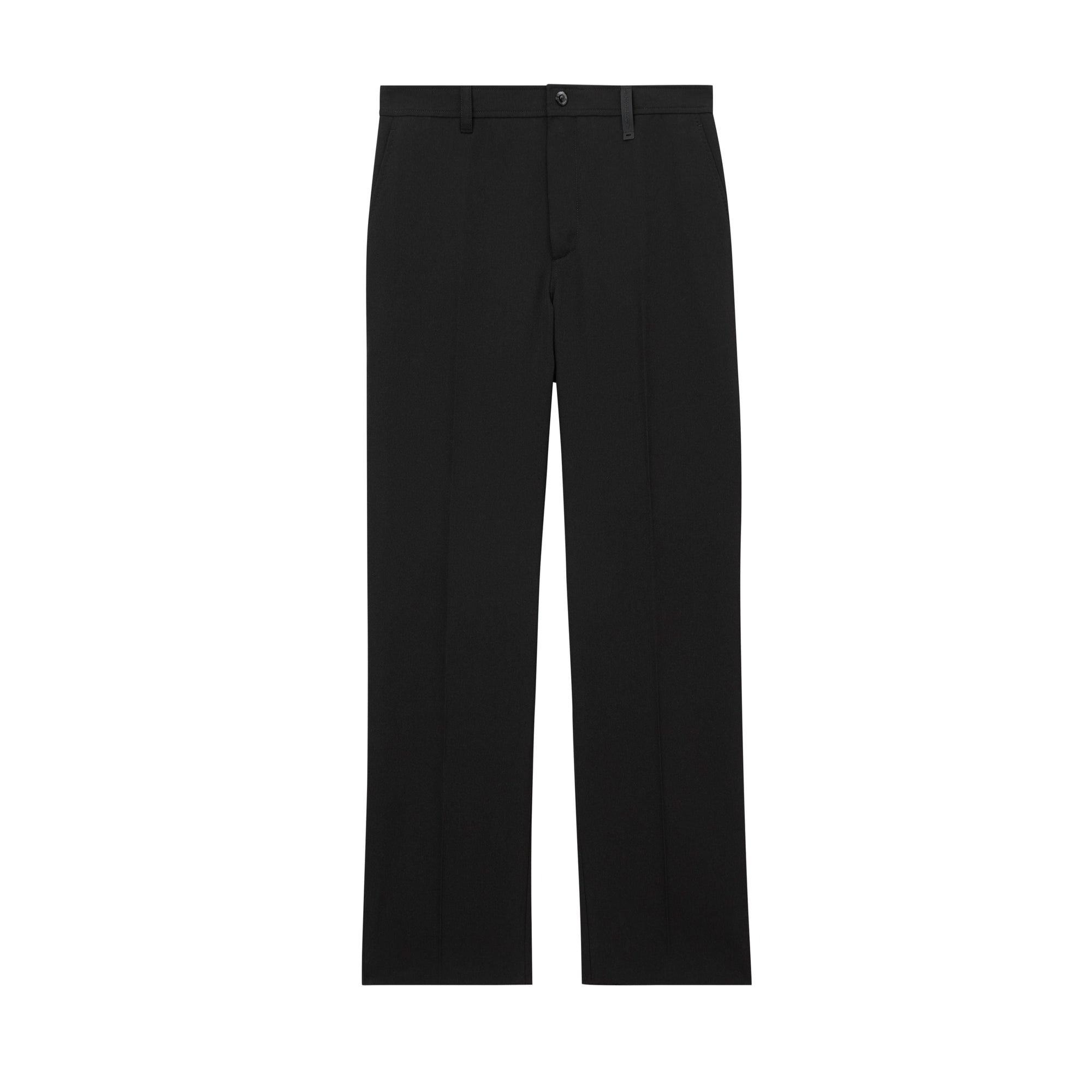 Pantalon ample en laine avec découpe arrière - Black