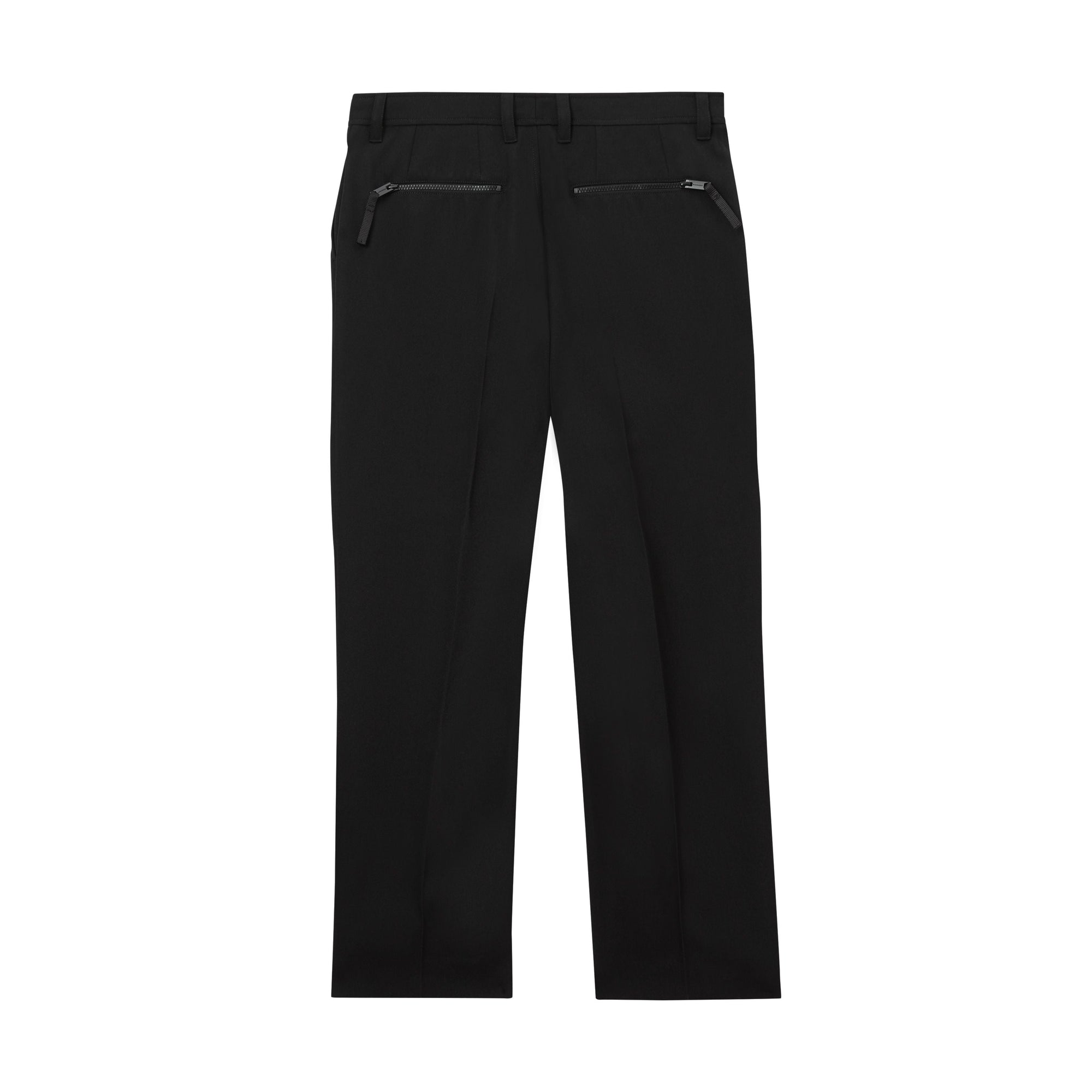 Pantalon ample en laine avec découpe arrière - Black