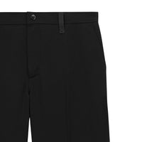Pantalon ample en laine avec découpe arrière - Black