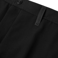 Pantalon ample en laine avec découpe arrière - Black