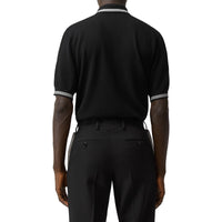 Polo en laine avec logo brodé - Black
