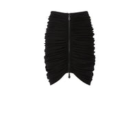Minijupe en jersey ruché - Black