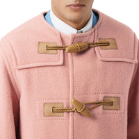 Duffle-coat en laine feutrée avec Vintage check - Dusty Pink