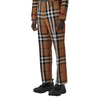 Pantalon de costume en laine House Check - Birch Brown Check
