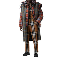 Pantalon de costume en laine House Check - Birch Brown Check